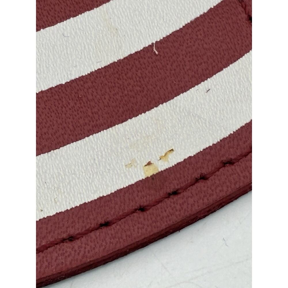 Vintage Rolfs Leather American Flag Coin Purse Keychain Patriotic USA Sparkle - Picture 5 of 6